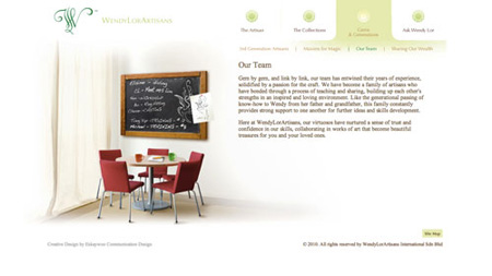 website opening page